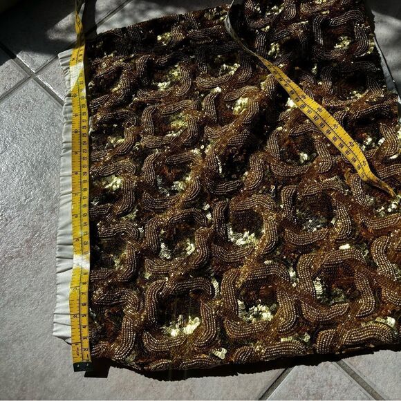 Monica Ocejo runway dress suit skirt beaded sequin new bottoms y2k beautiful y2k - Picture 6 of 8